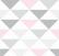 PAPEL DE PAREDE GEOMÉTRICO ROSA COM CINZA